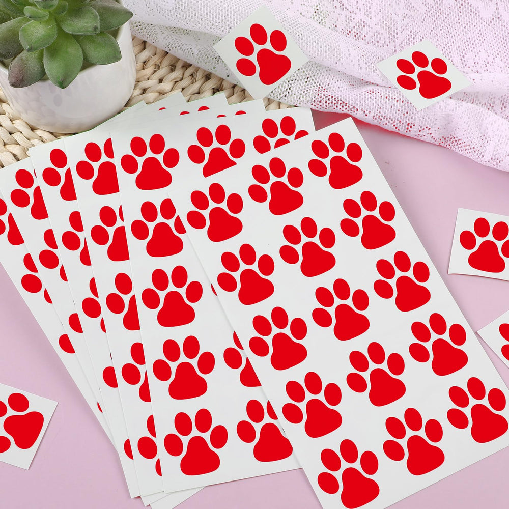 Harloon paw print designs are sized for small face and skin areas.
