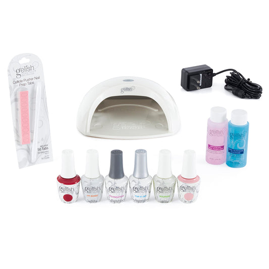 Harmony Gelish Pro Kit LED lamp for quick, salon-grade curing at home.
