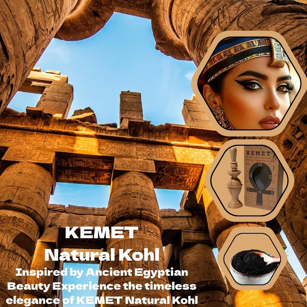 Pharaoh-label detail emphasizes authenticity and safe eye use.