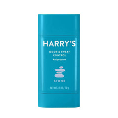 Harry's Antiperspirant Stone front view, compact 2.5oz for on-the-go freshness.