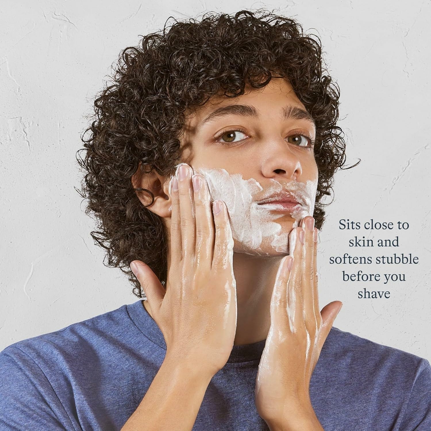 Harry's Shaving Cream nozzle closeup for easy application.
