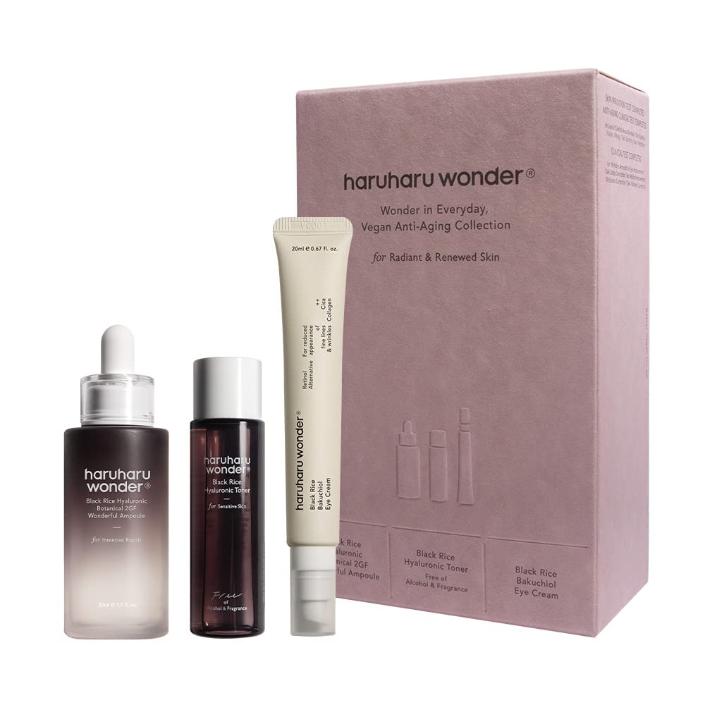 HARUHARU Wonder Botanical 2GF Ampoule bottle close-up for hydration and resilience.
