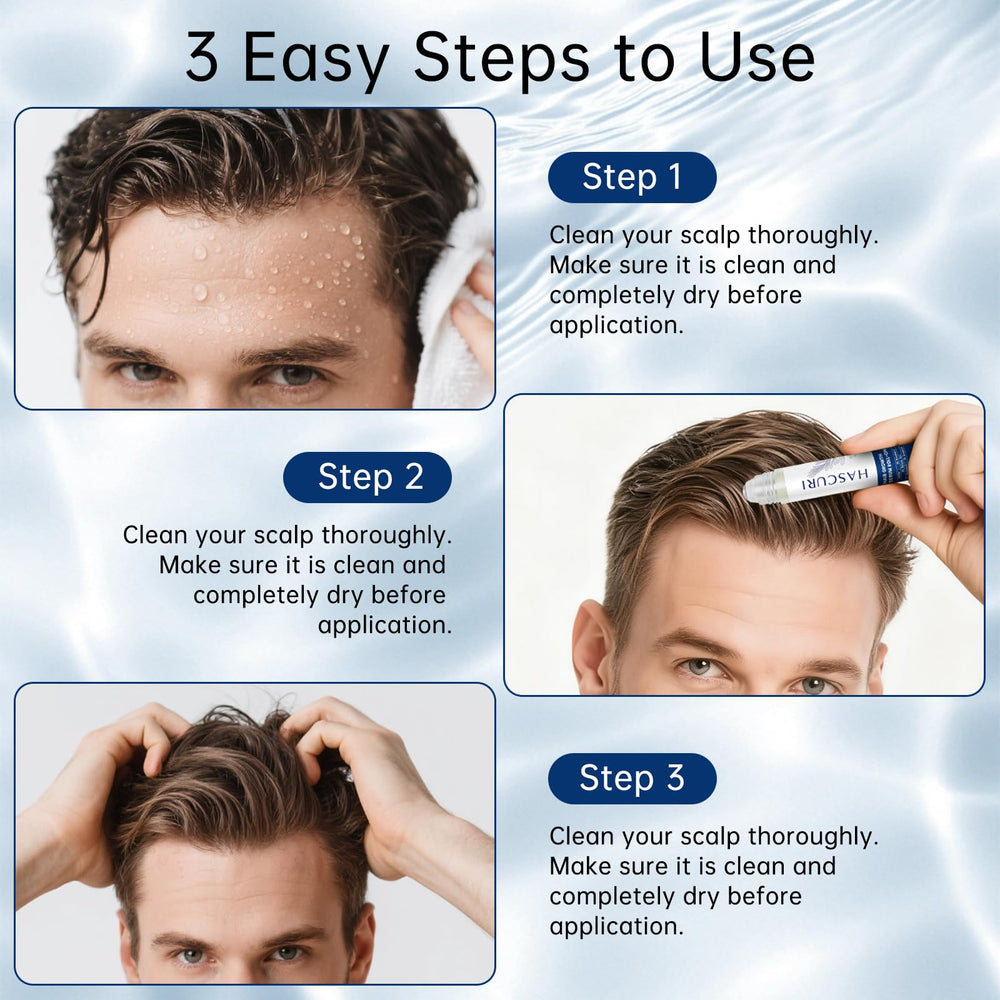 HASCURI ginger and batana oil repair blend for strengthened hair strands.