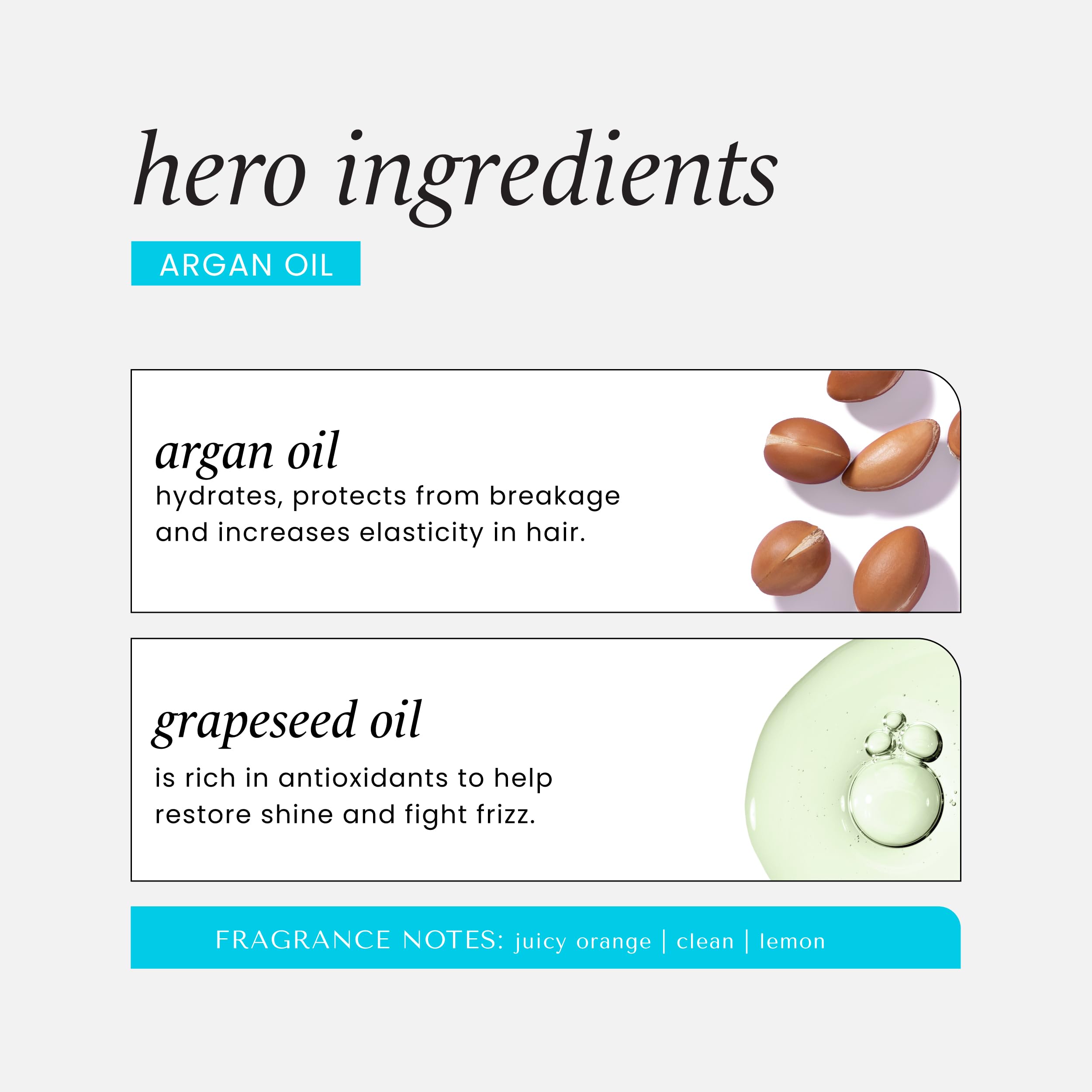 HASK Argan Repairing Hair Oil applied to dry hair for shine