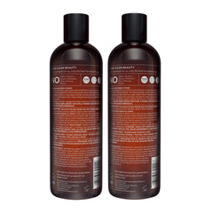 Display of dual HASK bottles illustrating a simple at-home blonde care routine
