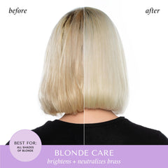HASK Blonde Care duo packaging shown as a coordinated haircare pair