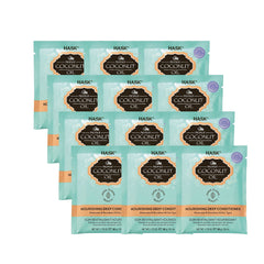 HASK Coconut Nourishing Deep Conditioner pack of 12 bottles for all hair types, moisture boost