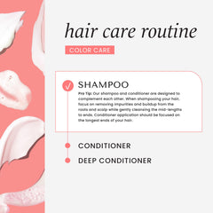 HASK Color Care Conditioner dispense, convenient use for nourishing color-treated hair