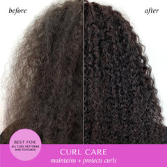 HASK Curl Care Set packaging shows sulfate-free and color-safe assurances.