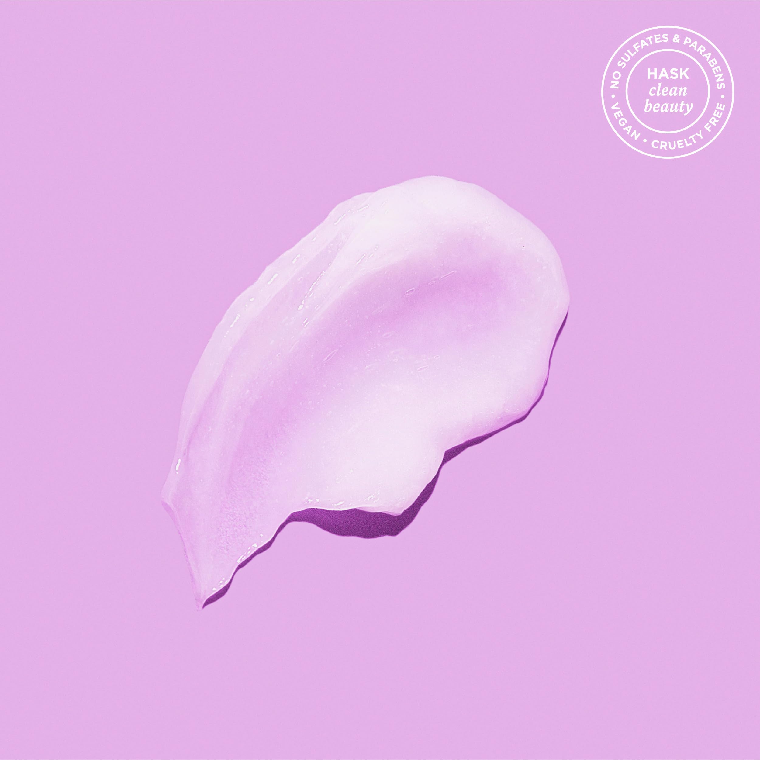 HASK Curl Care Shampoo lather demonstrates gentle cleansing for curls.