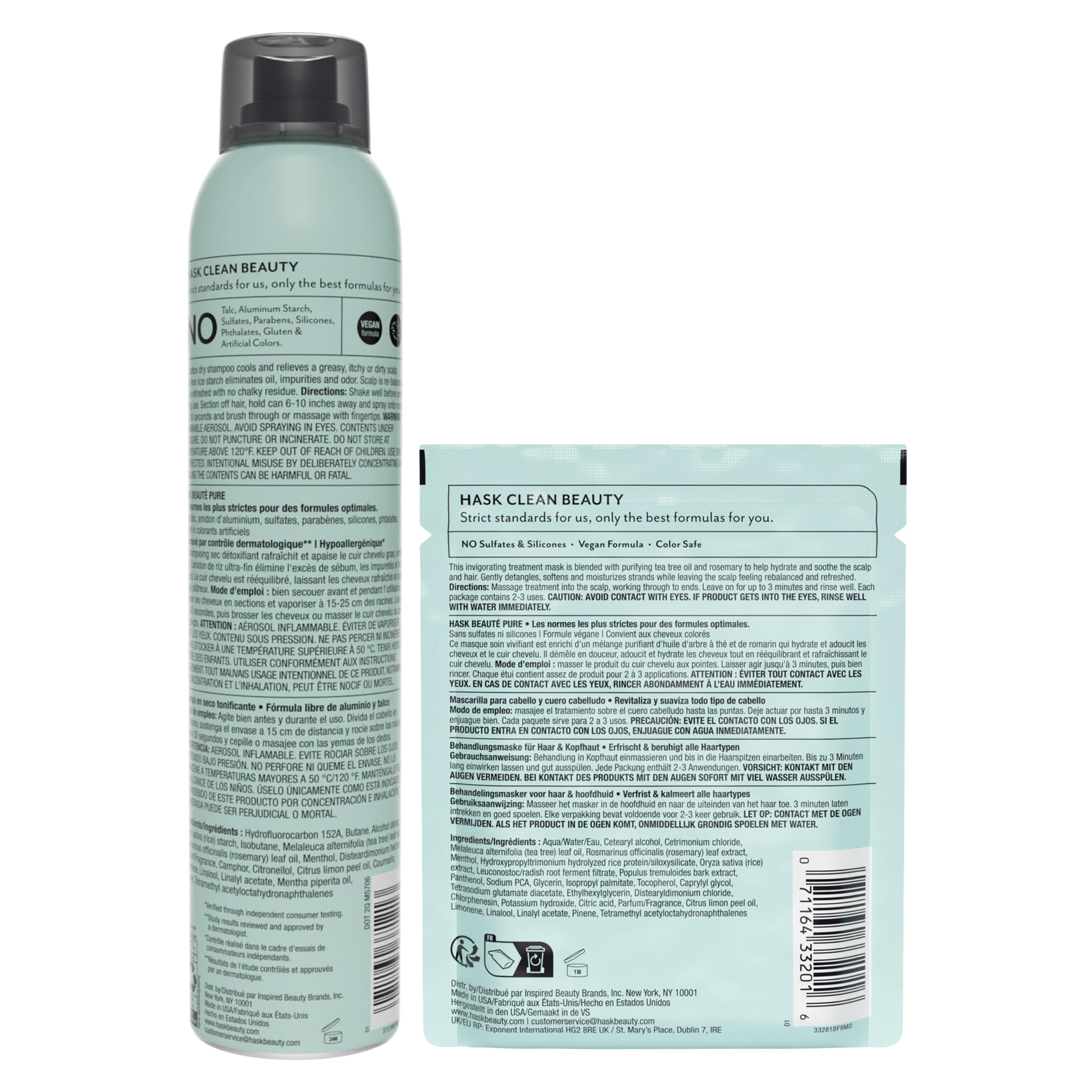 HASK Hair application on roots demonstrates quick refresh
