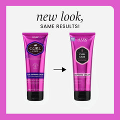 HASK Hair Cream bottle with pump for easy, mess-free application.