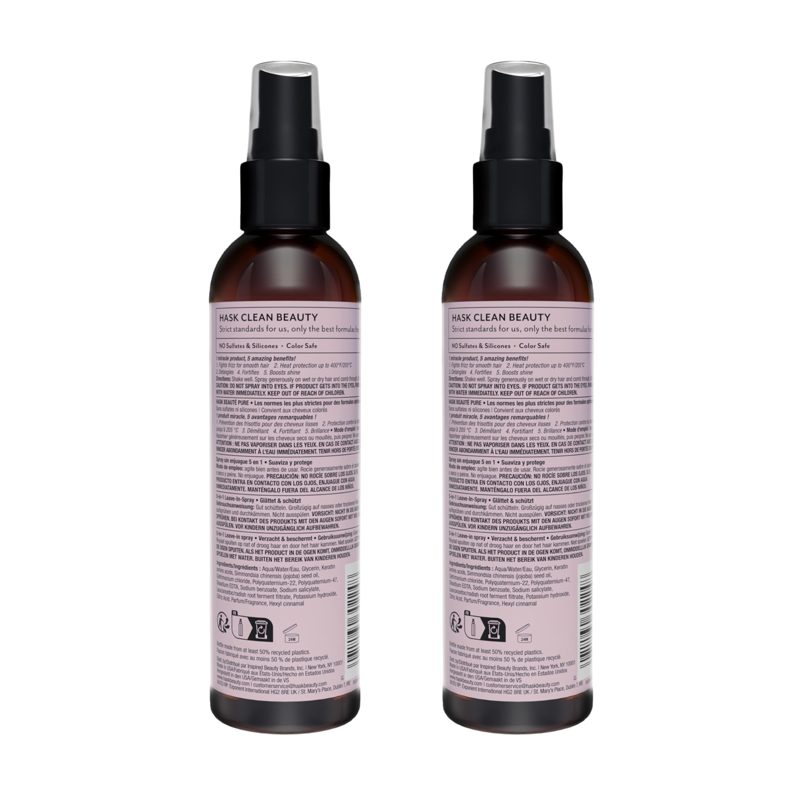 HASK sulfate- and paraben-free formula highlighting clean beauty