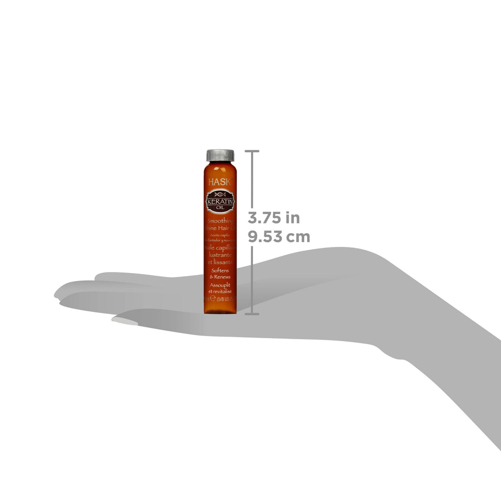 The 12-vial kit from HASK Keratin Hair Oil for travel and daily use
