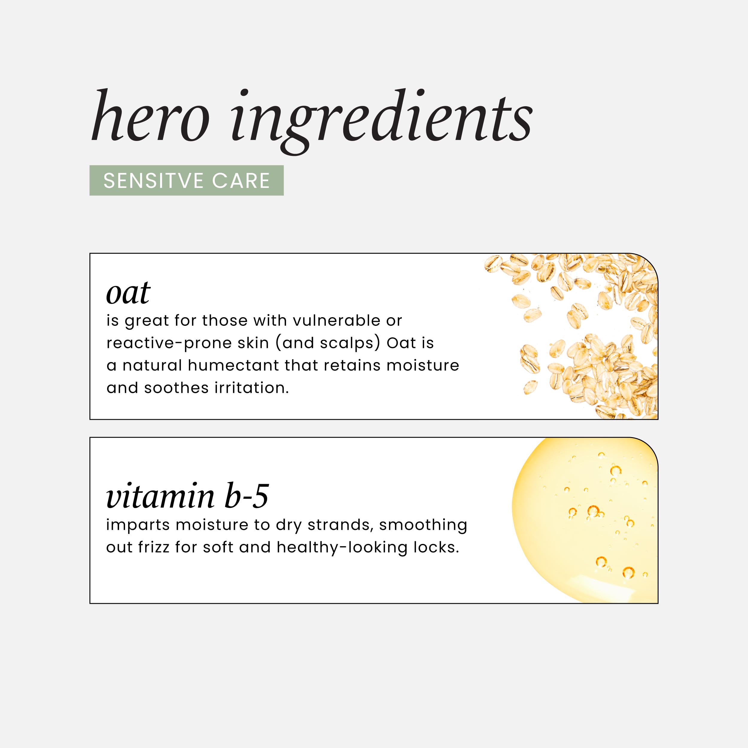 HASK Sensitive Care Shampoo application close-up shows gentle cleanse for sensitive scalps.