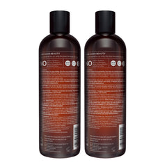 HASK sulfate-free and paraben-free icons indicate gentle cleansing.