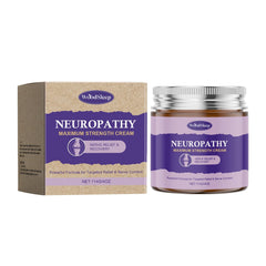 HATIKY Neuropathy Cream bottle closeup shows deep hydration.