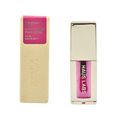 Haus Labs PHD Hybrid Lip Oil in Sheer Pink provides subtle shine and hydrating color for everyday lips.