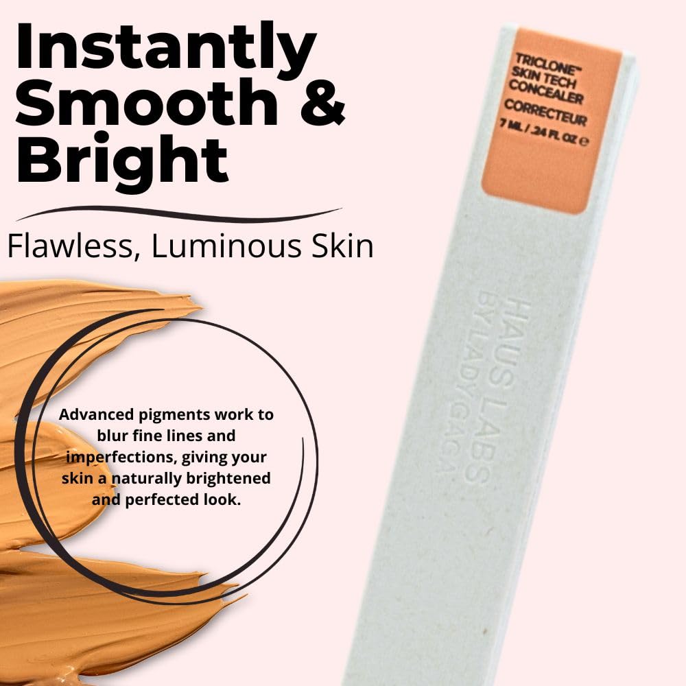 Haus Labs concealer applicator delivers precise blending and seamless application.