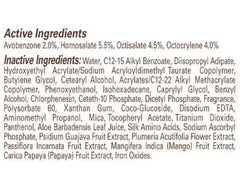 Botanicals and island extracts like papaya and mango for sun care