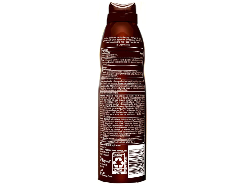 Hawaiian Tropic two-pack shown for convenient sun protection at home