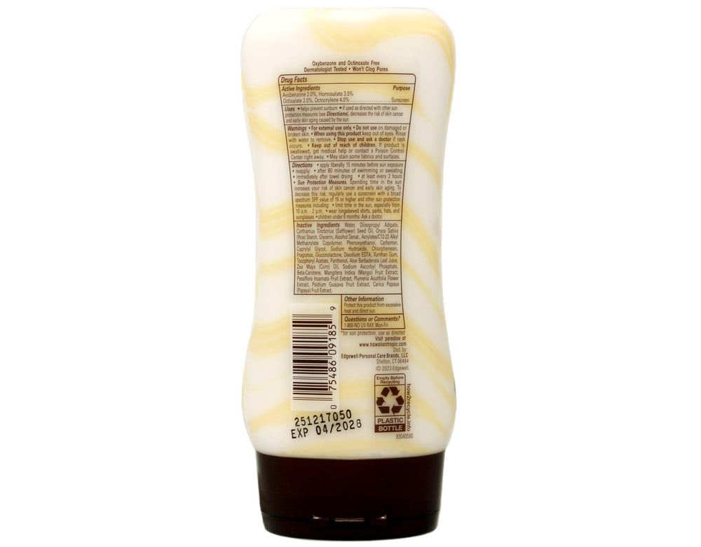 Hawaiian Tropic Silk Hydration applied on skin highlighting continuous moisture and lightweight feel.