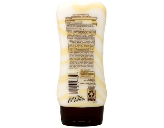 Hawaiian Tropic Silk Hydration applied on skin highlighting continuous moisture and lightweight feel.