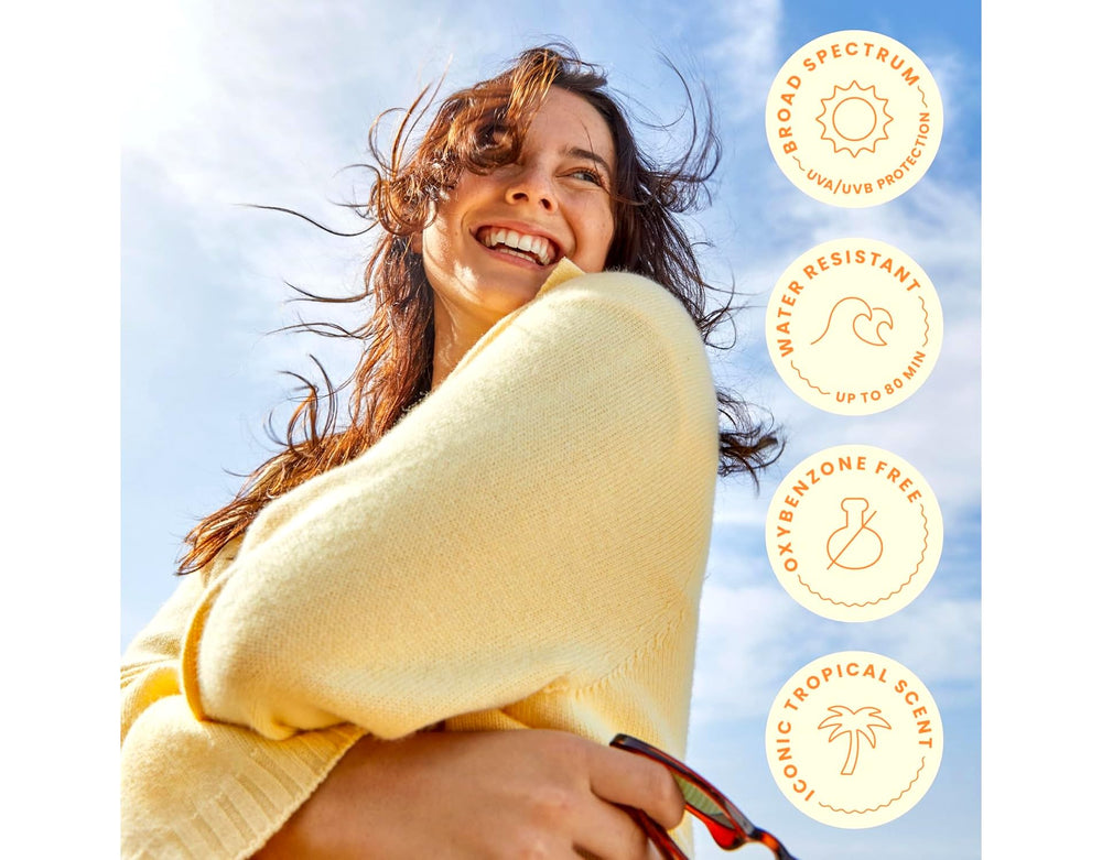 Hawaiian Tropic Silk Hydration bottle packaging emphasizes travel-friendly 6 oz size.