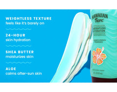 Hawaiian Tropic Weightless Hydration After Sun fragrance coconut papaya evokes tropical breeze