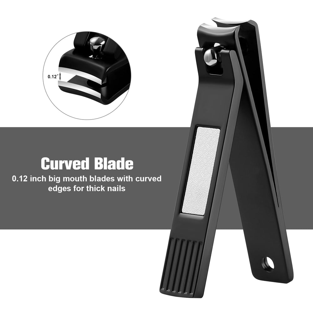 HAWATOUR oblique nail clipper highlighted for angled control on tough nails