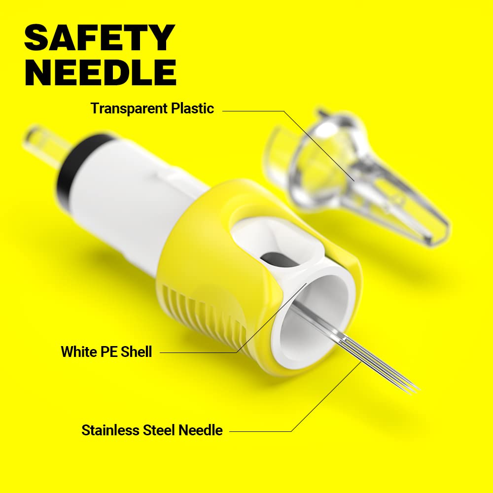 HAWINK 25RM semi-transparent bevel tip aids needle observation
