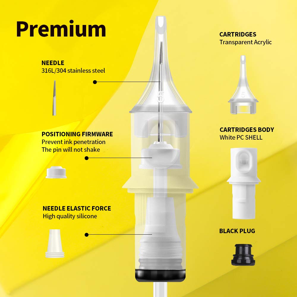 HAWINK 7RL cartridge white body designed for smooth handling