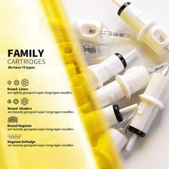 HAWINK cartridge with membrane prevents ink leakage during sessions.