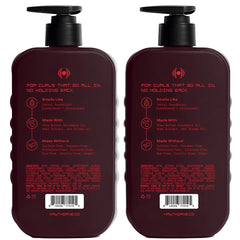 Two-pack packaging of Hawthorne Curl Bounce Shampoo