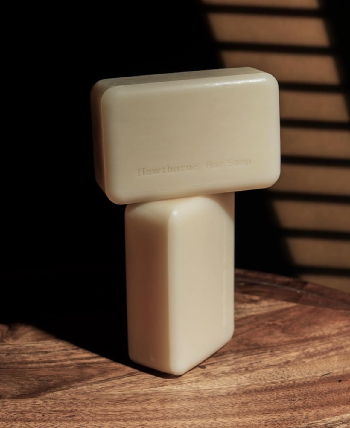 Hawthorne Exfoliating Bar Soap lather creates a foamy wash with gentle exfoliation.