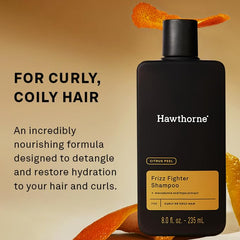 Close-up of Hawthorne Frizz Fighter shampoo texture.
