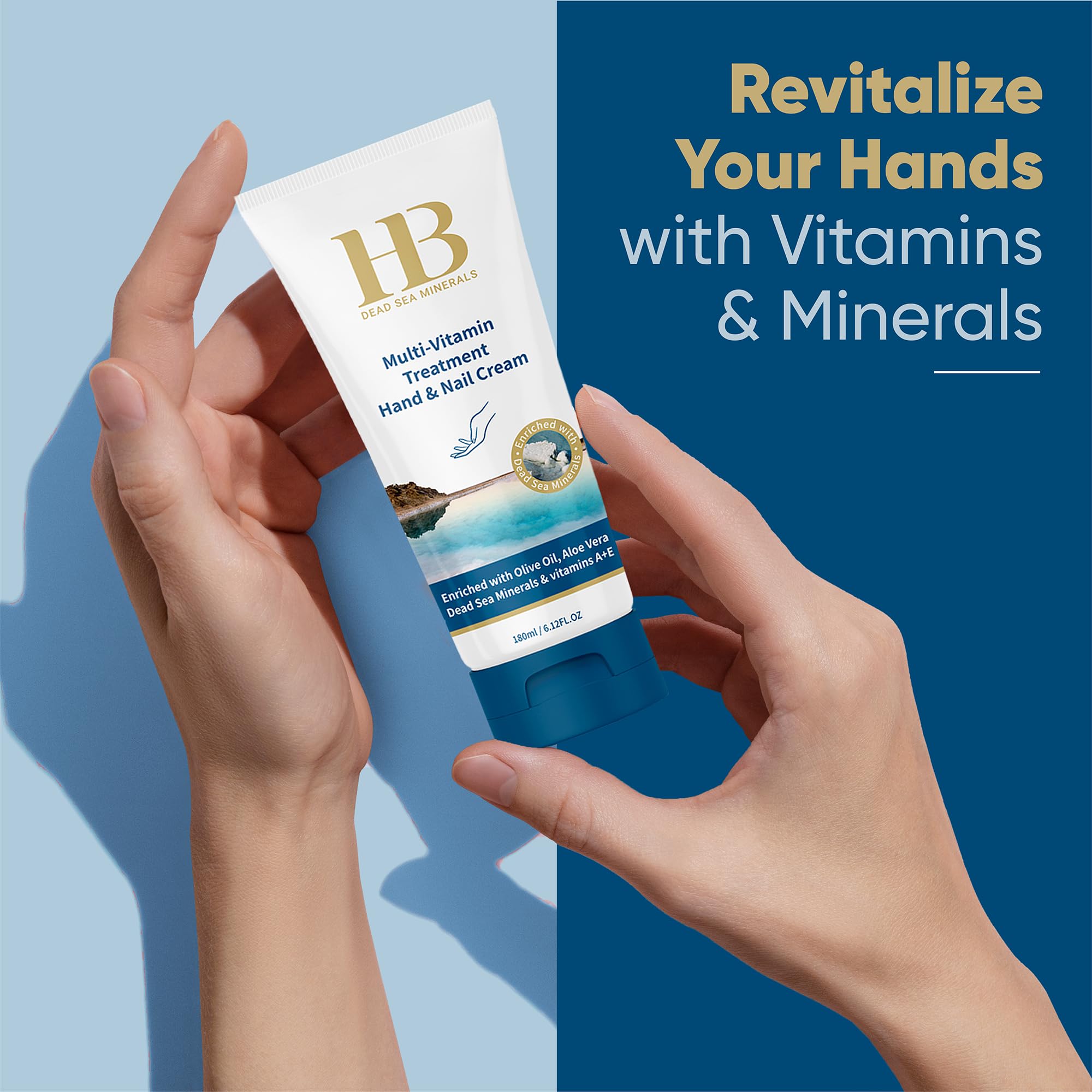 HB Dead Sea Minerals nails strengthen with regular use.