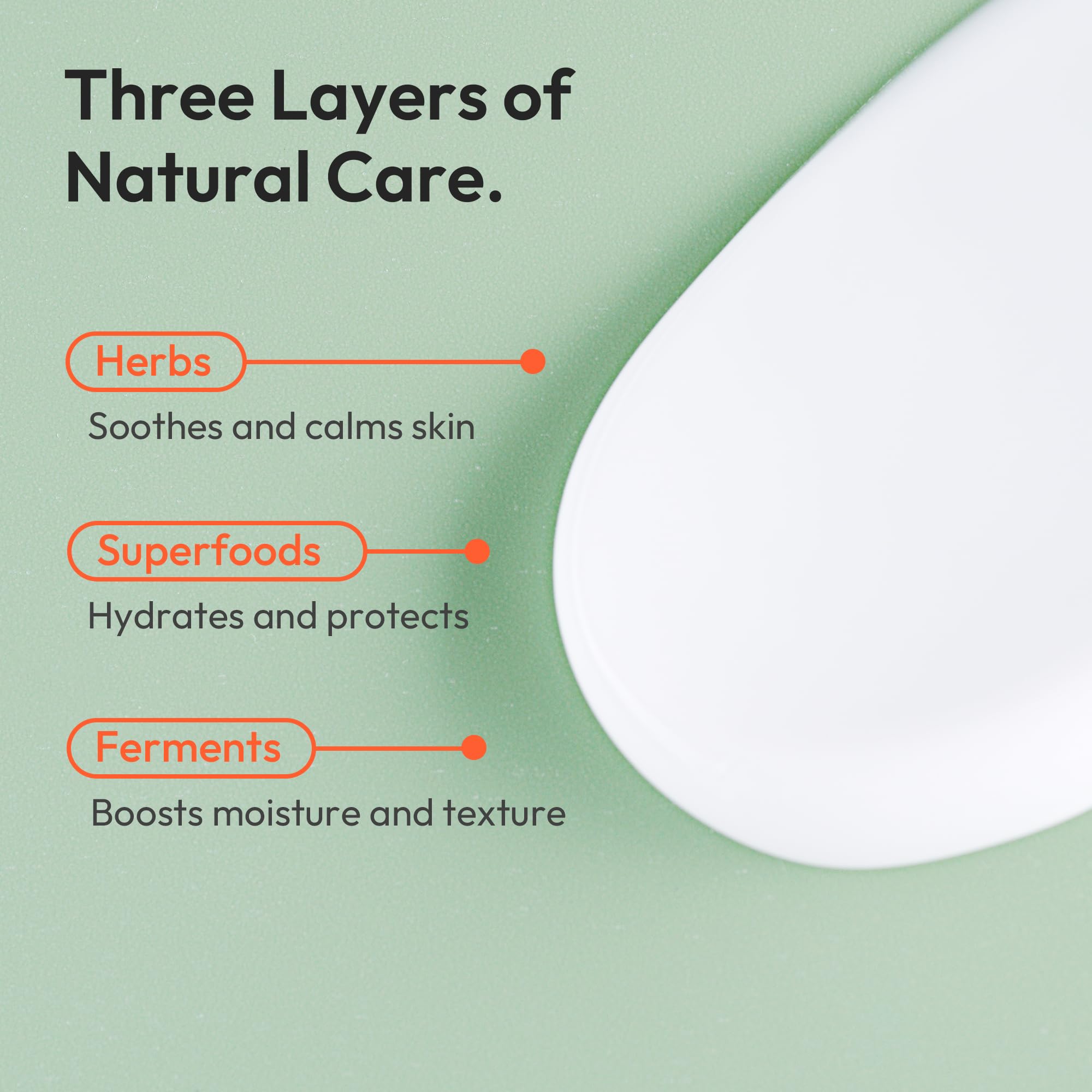 HBD moisturizer ingredient view highlighting niacinamide and adenosine for firmness.