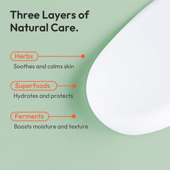 HBD moisturizer ingredient view highlighting niacinamide and adenosine for firmness.