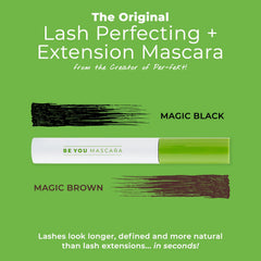 HBY Magic Brown mascara packaging box highlights vegan, cruelty-free credentials.