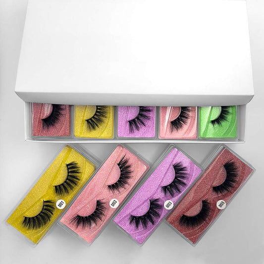 HBZGTLAD wholesale eyelash collection with ten styles for versatile day-to-night looks