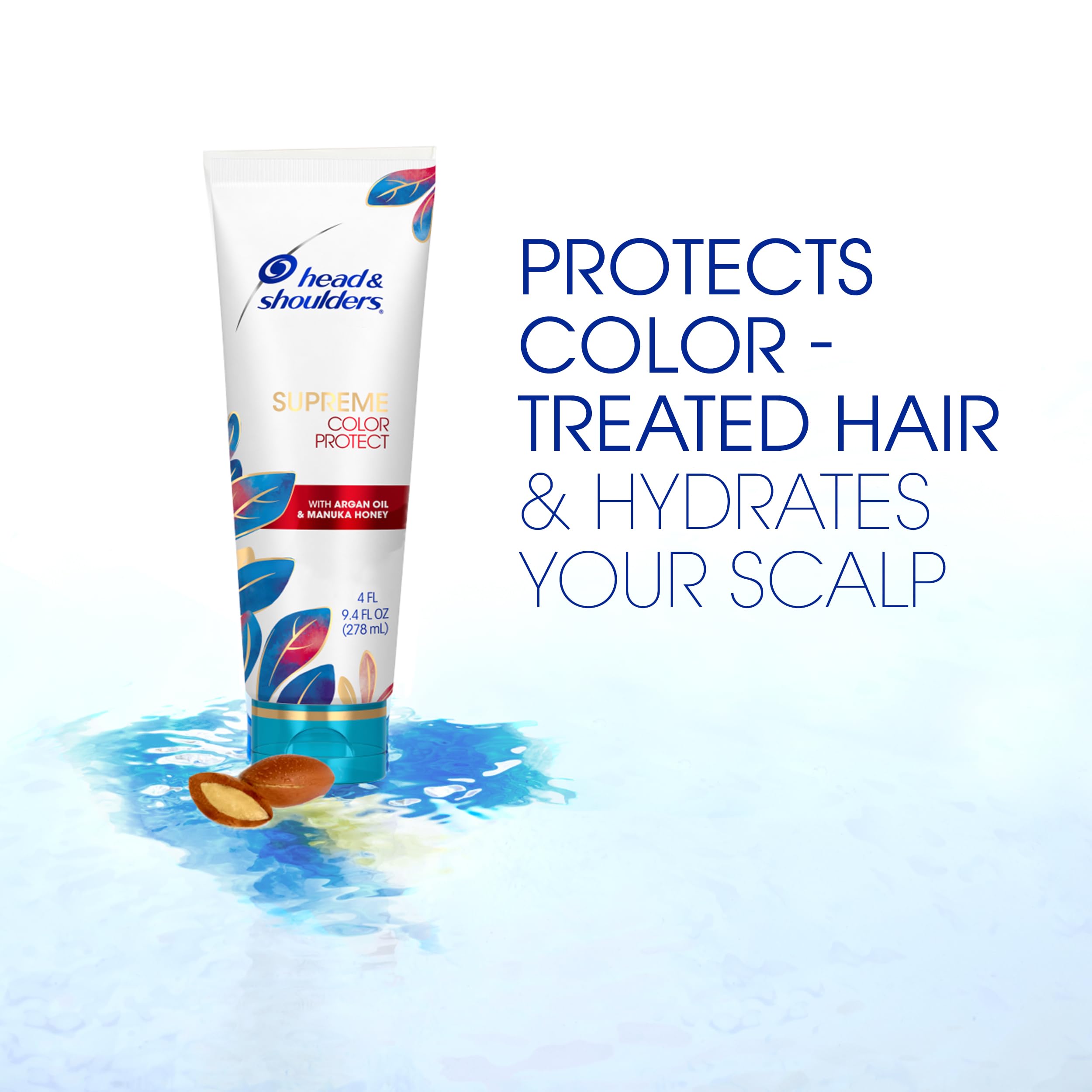 Head & Shoulders argan oil close-up indicating natural nourishment