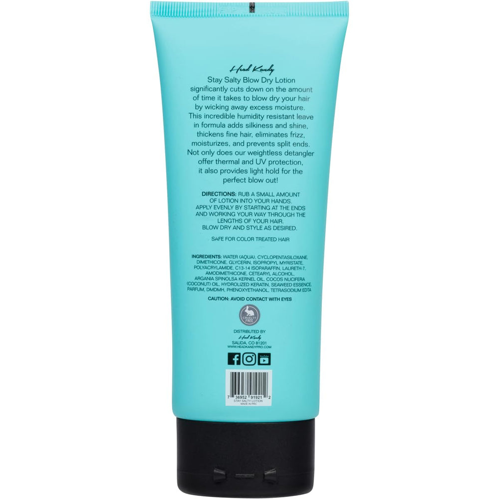 Head Kandy Stay Salty bottle shows texture finish for effortless, all-day hold.