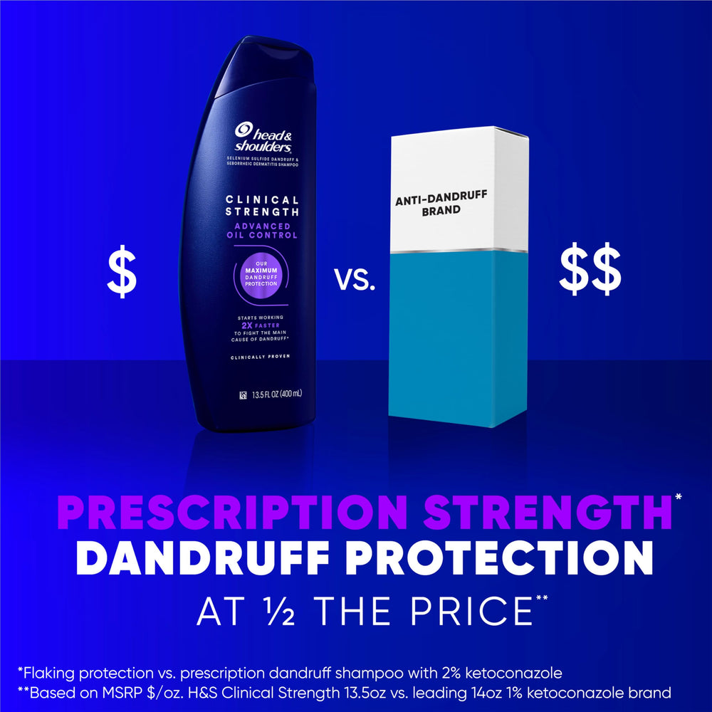 Head & Shoulders Clinical Strength scalp care in action during cleanse routine.