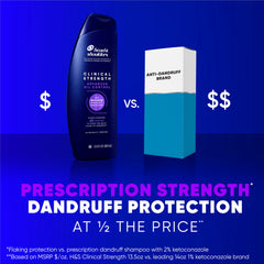 Head & Shoulders Clinical Strength scalp care in action during cleanse routine.