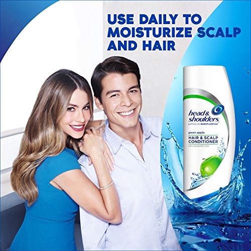 Head & Shoulders Green Apple conditioner bottle details closeup