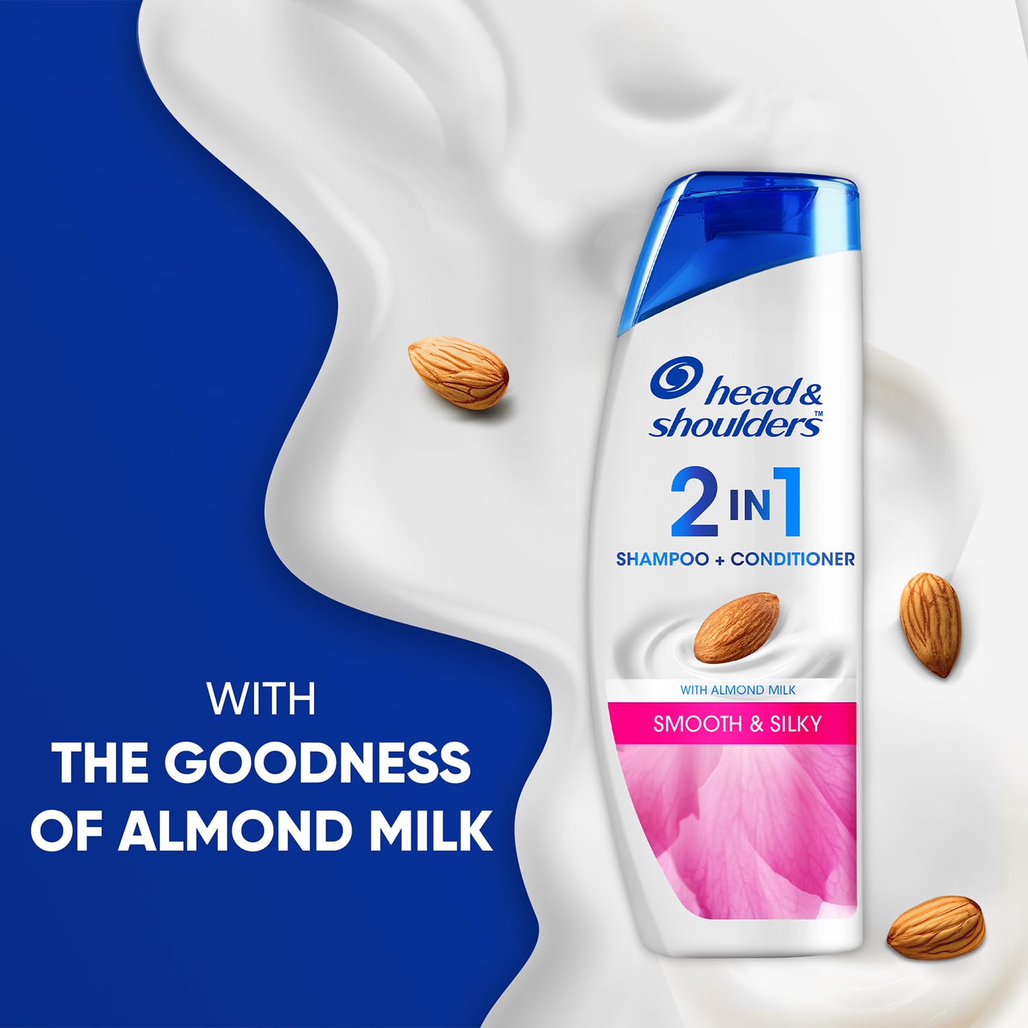 Head & Shoulders bottle with easy dispense for quick showers