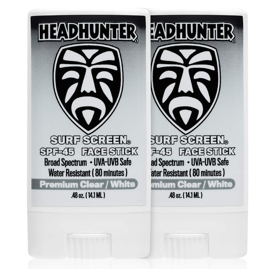 Headhunter Sunscreen Face Stick roll-on for quick, non-greasy sun protection during outdoor activities.