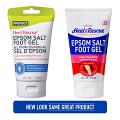 Heal&Rescue menthol cooling and wintergreen notes revitalize feet after a long day.