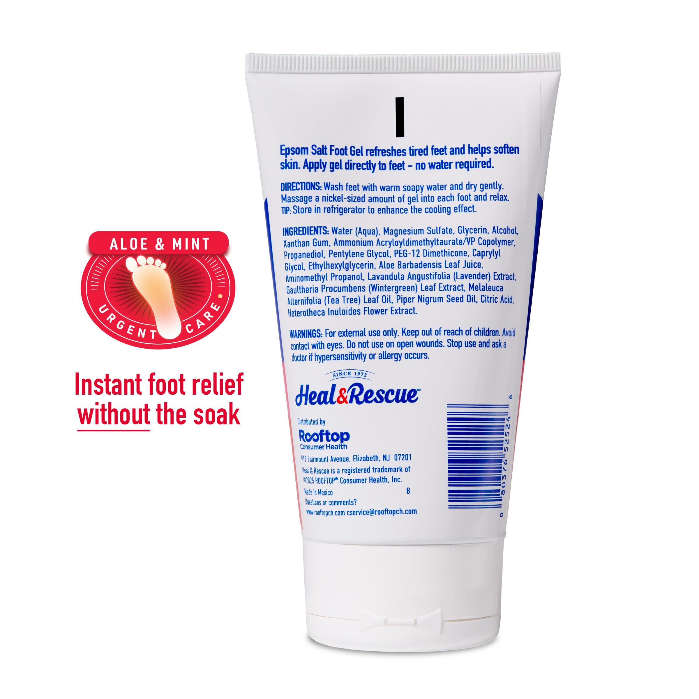 Heal&Rescue portable on-the-go therapy for sore, swollen feet anywhere.